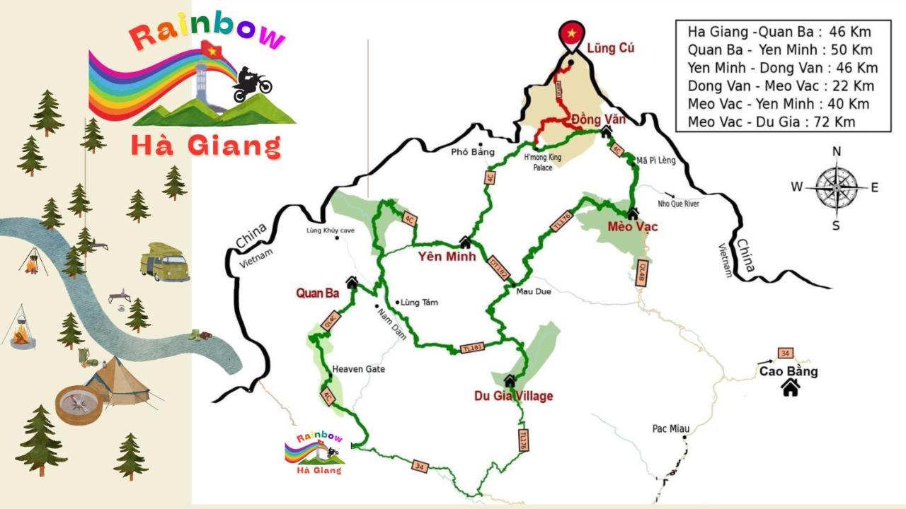 Rainbow House Ha Giang Hostel Luaran gambar